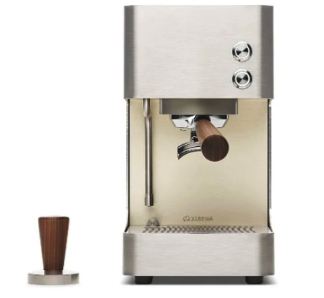 Siebtraeger Maschine Zuriga E2-S in silber mit Zubehoer (Tamper)