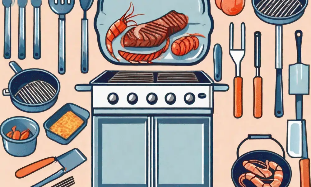 Foto von Griller ung Grillessen und Grillutensilien