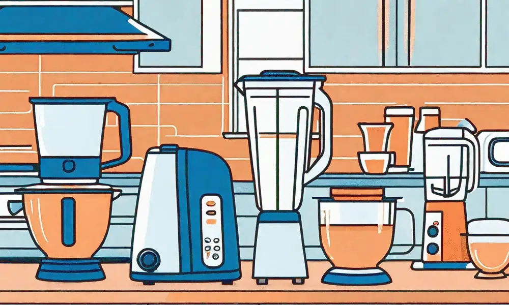 Foto von Mixer, Toaster, Pürierer uvm. in Küche