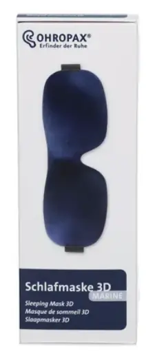 Ohropax Schlafmaske 3D in Blau